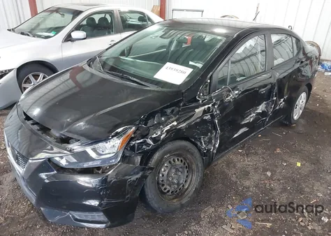 2021 Nissan Versa S Xtronic Cvt z USA, uszkodzony, nr VIN 3N1CN8DV7ML853140